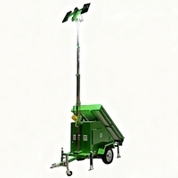 LED Solar Lighting Tower-Tragbares faltbares Design, solar betriebene und Backup-Batterie, ideal für Camping-/Straßen arbeiten