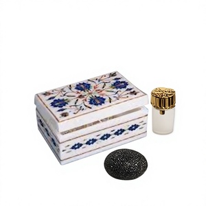 Look moderne Design nouvelle incrustation de pierres précieuses traditionnelle faite à la main Durable Artisan bijoux stockage boîte-cadeau - Product Image 1