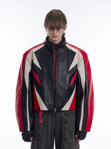 Chaqueta <span class=keywords><strong>de</strong></span> Cuero Genuino Personalizada, Chaqueta <span class=keywords><strong>de</strong></span> Cuero PU <span class=keywords><strong>de</strong></span> Alta Calidad, Estilo Urbano, Chaqueta <span class=keywords><strong>de</strong></span> Piel <span class=keywords><strong>de</strong></span> Vaca Auténtica, Chaqueta Holgada <span class=keywords><strong>de</strong></span> Piel <span class=keywords><strong>de</strong></span> Oveja Auténtica - Product Image 1