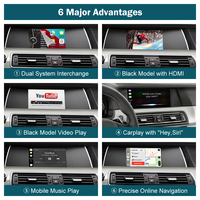 Road Top décodeur d'interface Carplay et Android Auto sans fil avec système CIC série 5 7 F10 F11 F07 GT F01 F02 2009 - 2012