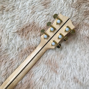 热销41英寸顶级实心云杉/红木木吉他原声电吉他中国工厂直销AK-700D - Product Image 5