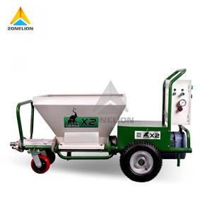 X2 Petite machine de pulvérisation de mortier de plâtre multifonctionnelle de haute qualité avec composants de moteur et de noyau de moteur - Product Image 1