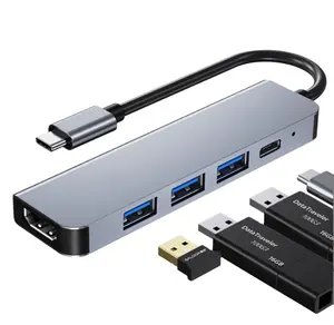 OEM局域网到Wifi转换器多功能集线器扩展器USB 3.0 por集线器分离器笔记本电脑扩展坞4端口usb集线器