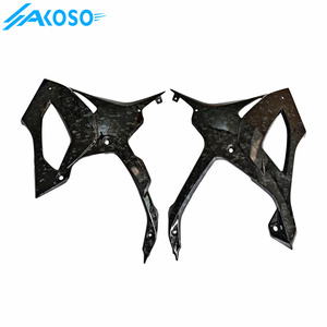 แผ่นปิดใต้ท้องรถมอเตอร์ไซค์ AKOSO ทำจากคาร์บอนไฟเบอร์แท้ สำหรับ BMW <span class=keywords><strong>S1000RR</strong></span> M1000RR ปี 2020-2025 - Product Image 4