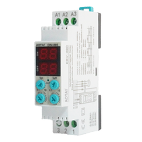 ERV-09D Konverter Star-Delta Pengatur Waktu Digital Relay Pengontrol Waktu Multifungsi 24V AC 220V Mini Magnetik Daya Tinggi DIN Rail