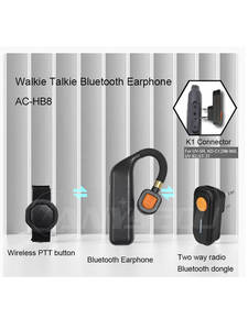 Radio Bidireccional AC-HB8-K1 ANYSECU con Auriculares Bluetooth con Cancelación de Ruido, Radio SIM Tipo K para UV5R/K6 L811 - Product Image 3