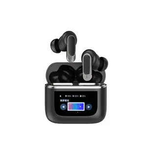 2024 neues design A8 LCD-Touchscreen display ANC Headset Auriculares Inalambricos Tws Ohrhörer Ohrhörer kabellose Kopfhörer