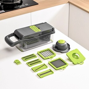 <b>Multi</b> <b>Functional</b> <b>Vegetable</b> <b>Cutter</b> With Interchangeable Blades For Kitchen Food Preparation - Product Image 1
