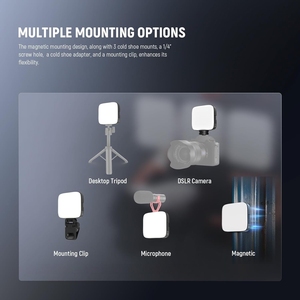 Luz <span class=keywords><strong>de</strong></span> Relleno Magnética RGB Portátil CRI>90, Iluminación <span class=keywords><strong>de</strong></span> Video <span class=keywords><strong>de</strong></span> Bolsillo a Todo Color para Fotografía y Grabación <span class=keywords><strong>de</strong></span> Videos en Vivo para TikTok - Product Image 6