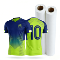 Papier de transfert par sublimation OEM 40 g/m² format A4/A3 110 pouces 2000 m Blanc Rouleau personnalisable pour textiles Transfrontalier