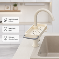 Égouttoir de lavabo national détachable et ventilé pour éponge et savon