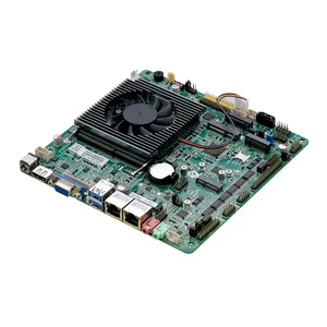 Carte mère itx industrielle mince intégrée x86 170*170 ddr4 I3 N305/N100 mini carte mère avec VGA/HD/LVDS