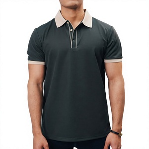 Camisas Casuales de Hombre de Manga Corta con Botones, Tallas Grandes, Color Personalizado, Transpirables, Servicio OEM, 100% Algodón - Product Image 1