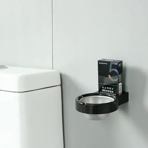 Cenicero de moda montado en la pared del baño sin perforar Cenicero multifuncional creativo soporte para teléfono móvil - Product Image 5