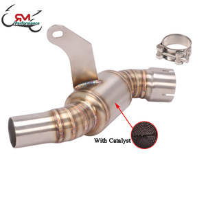 Pour CFMOTO <span class=keywords><strong>CLX</strong></span>-<span class=keywords><strong>700</strong></span> CLX700 2020-2022, tube de liaison intermédiaire modifié pour échappement de <span class=keywords><strong>moto</strong></span> en acier inoxydable, remplace le catalyseur - Product Image 3