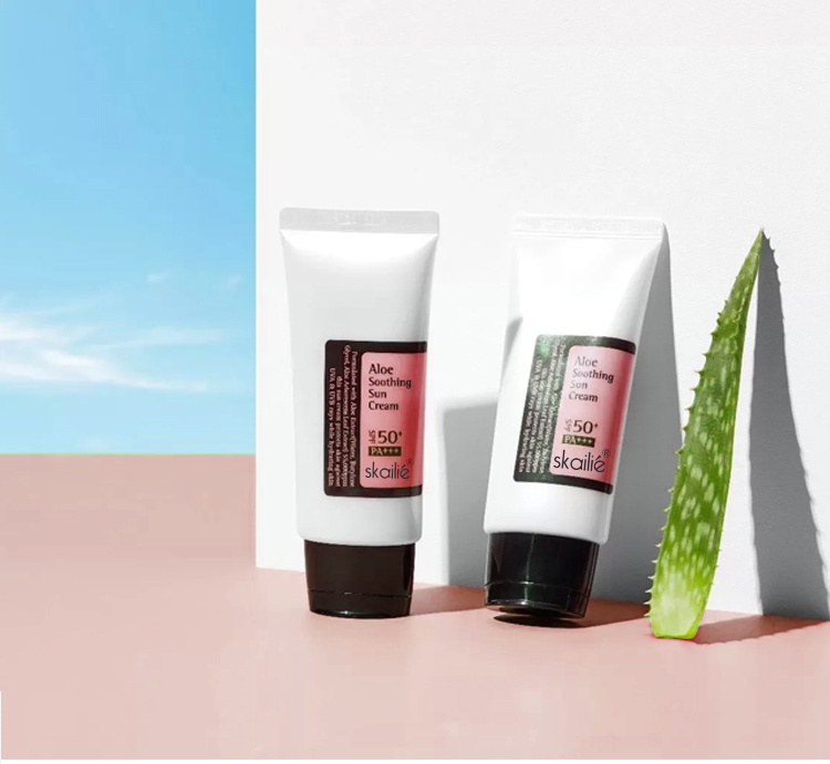 Корейский солнцезащитный крем в тубе, органический минеральный отбеливающий солнцезащитный крем SPF 50
