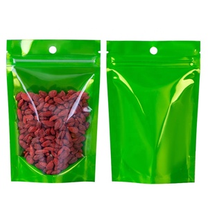 Túi Nhựa Mylar <span class=keywords><strong>Ziplock</strong></span> Màu Đen Trắng Xanh Lá Cây Màu Hồng Đầy Màu Sắc Để Đóng Gói Thực Phẩm Với Cửa Sổ Trong Suốt - Product Image 4