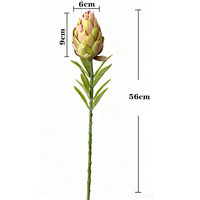 Künstliche Königliche Protea-Blume Großhandel Artischocken-Lilie Ananasblüten-Kopf Cynaroides Dekorative Blume