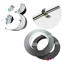 Bande de bord en aluminium à bande double face de haute qualité nouveau Type pour la coupe personnalisée de bobine de lettre de canal sans garniture disponible