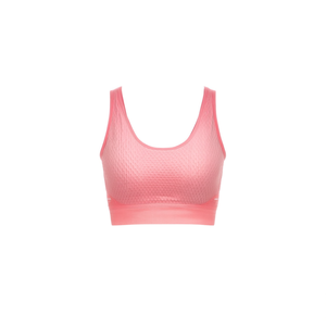 Sujetador Deportivo Sin Costuras Trois, Color Rosa, Soporte Medio, Cuello Redondo, Ropa Deportiva para Mujer - Product Image 1