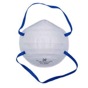 Respirator sekali pakai berbentuk cangkir bersertifikat CE En149, berbahan katun non-woven, setengah wajah, anti debu, masker <span class=keywords><strong>FFP1</strong></span> 3 lapis dengan klip hidung yang dapat disesuaikan - Product Image 4