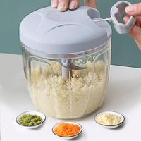 Trancheuse Manuelle Multifonctionnelle Sunshine 4 Lames en Acier, Mini Accessoire de Cuisine pour Fruits et Légumes, PS Carton, 3 Pièces