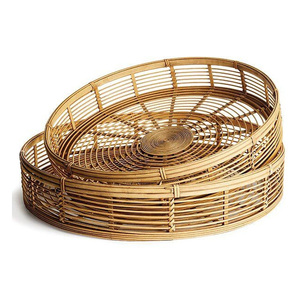 Cuenco de Ratán de Alta Calidad, Diseño Rústico Hecho a Mano, Decoración Redonda para Mesa de Interior, Sala de Estar, por Reena Export - Product Image 2