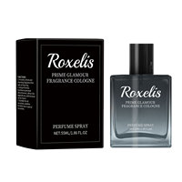 Roxeli Cologne pour homme à label privé, longue durée, bleu clair, bois océanique, parfum naturel, vaporisateur