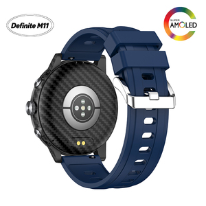 สมาร์ทวอทช์รุ่น M11-303 สำหรับกิจกรรมกลางแจ้ง พร้อม GPS, Bluetooth โทรออกได้, หน้าจอ AMOLED 1.5 นิ้ว, กันน้ำ 3ATM, ติดตามสุขภาพตลอดวัน สีฟ้า  สินค้าขายดีใน TikTok - Product Image 4