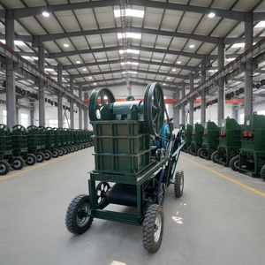 Мобильная щековая дробилка PE250*400, малогабаритная дробилка для камня с конвейером, портативное оборудование для дробления - Product Image 6