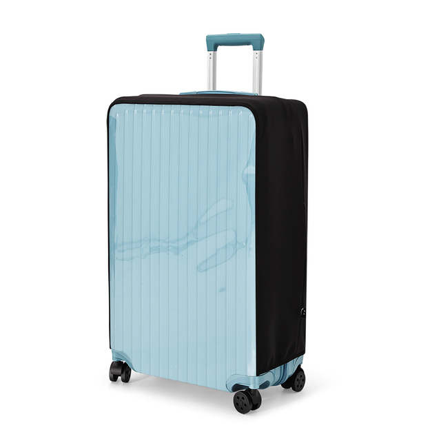 Business Suitcase Bag Protector Cover PVC Clear Plastic Waterproof and Dust-proof Luggage Cover for Airplane Boarding