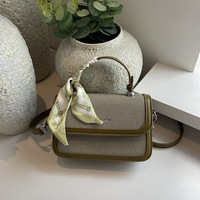 Sac à main bandoulière en PU style chaînes, nouvelle collection, mode rétro, pour femme, multi-saisons, été