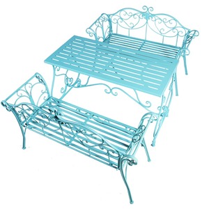 Tables et chaises d'extérieur de style européen, cour extérieure, jardin de loisirs, balcon intérieur, <span class=keywords><strong>table</strong></span> à thé, ensemble de canapés longs, chaises - Product Image 5
