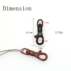 Nhựa mùa xuân xoay <span class=keywords><strong>Snap</strong></span> <span class=keywords><strong>hook</strong></span> Kam xoay Hooks cho Keychain dây đeo chuỗi ba lô Clasp - Product Image 2