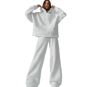 Conjunto de Dos Piezas de Sudadera con Capucha y Bolsillos para <span class=keywords><strong>Mujer</strong></span>, <span class=keywords><strong>Ropa</strong></span> de Otoño Invierno, Nueva Colección - Product Image 5