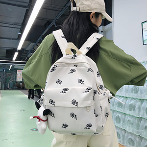 <b>Lightweight</b> Mini <b>Backpack</b> With Flowers Pattern Casual Style For School Women Summer 2023 - Product Image 1