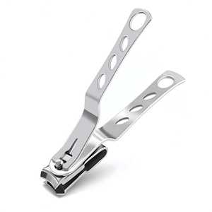 Coupe-ongles en acier inoxydable, rotation à 360 degrés, ouverture large, outil de manucure professionnel - Product Image 2
