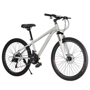 Bicicletas de velocidad variable para hombres y mujeres adultos Bicicletas de 21 velocidades Frenos de disco ligeros, absorción de impacto con cableado interno - Product Image 1
