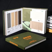Carnet d'échantillons décoratif à anneaux, ignifuge et étanche, en mélamine couleur unie, pour projets architecturaux