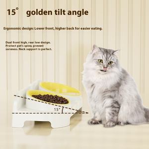 Eco-Friendly Duplo Dog and Cat Bowl Leak-Proof Plastic <span class=keywords><strong>Pet</strong></span> <span class=keywords><strong>Food</strong></span> e Bacia de Água Lavável Dog <span class=keywords><strong>Food</strong></span> <span class=keywords><strong>Dish</strong></span> Substituição - Product Image 3