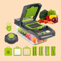 Keukenaccessoire Keukenhulpje 2026 Nieuwe Aanwinst Uniek Keukenhulpje Groentesnijder Multifunctioneel HomeCute Keukenhulpje