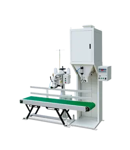 Rice milling machinery Semi Automatic 10kg 25kg 50kg Rice Bag Packing Scale Corn Wheat Rice Bag Machine DCS-50