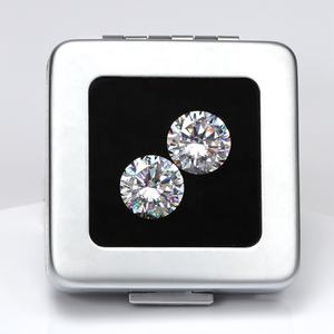 ルースモアッサナイト0.5ct-10ctサイズGRA認定DVVSホワイトラウンドシェイプモアッサナイトダイヤモンド - Product Image 2