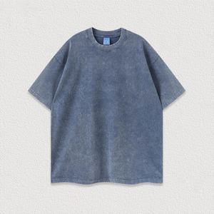 Custom Logo Acid Wash T-shirt 100% Cotton <b>Tshirt</b> Breathable Oversized T-shirt <b>Vintage</b> T Shirts - Product Image 5