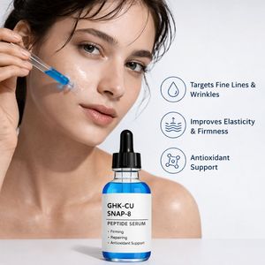 Suero Antiarrugas con Péptidos <span class=keywords><strong>de</strong></span> Cobre SNAP-8 GHK-CU y Ácido Hialurónico, Esencia Facial Hidratante y Reafirmante <span class=keywords><strong>de</strong></span> Marca Privada - Product Image 4