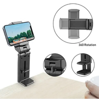 Crochet de bureau pliable Portable support de téléphone avion universel Angle supports de téléphone portable réglables Support de siège de Train