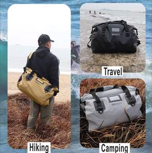 Échantillon gratuit de sacs étanches fabricant 500D PVC étanche sac polochon bagage arrière sac de coffre pour voyage - Product Image 1