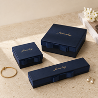 Cajas de Joyería de Cartón Personalizadas con Lazos de Cinta en Múltiples Tamaños y Colores