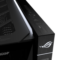 Casing ROG Cronox EATX Full Tower Panoramic dengan Layar LCD 9,2 inci, Mendukung GPU Panjang 400mm, USB 3.2 Gen 2x2 Tipe-C di Depan, 4x USB 3.2 Gen 1