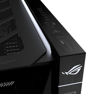 Boîtier panoramique ROG Cronox EATX Full Tower avec écran LCD de 9,2 pouces, compatible avec les cartes mères EATX, cartes graphiques jusqu'à 400 mm, boîtier à panneau <span class=keywords><strong>plat</strong></span> - Product Image 3